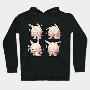 chibi rabbit Hoodie